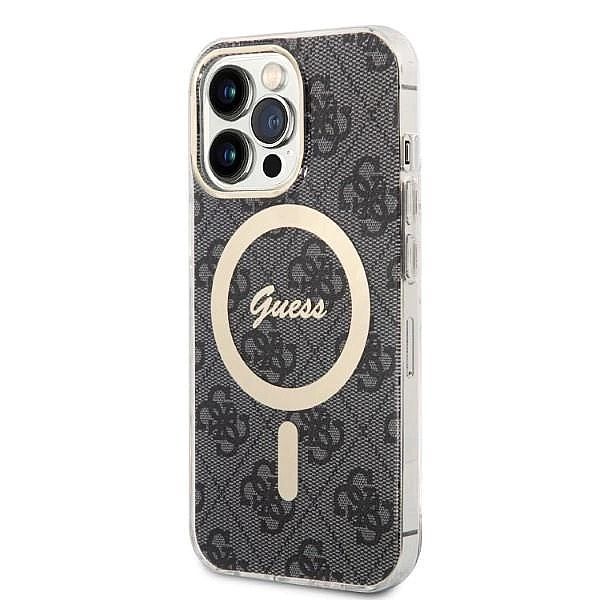 Etui Guess 4g Print MagSafe na iPhone 13 Pro Max + ładowarka indukcyjn