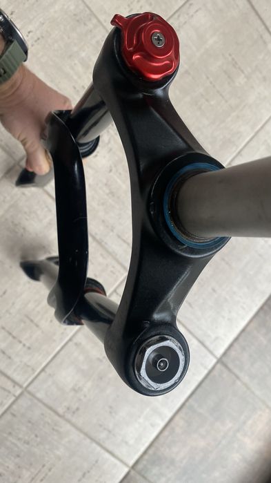 Amortyzator widelec fat bike fatbike 120mm powietrzny