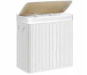 Songmics Kosz na Bieliznę, Biały, 150L LCB091W01 UŻYWANY