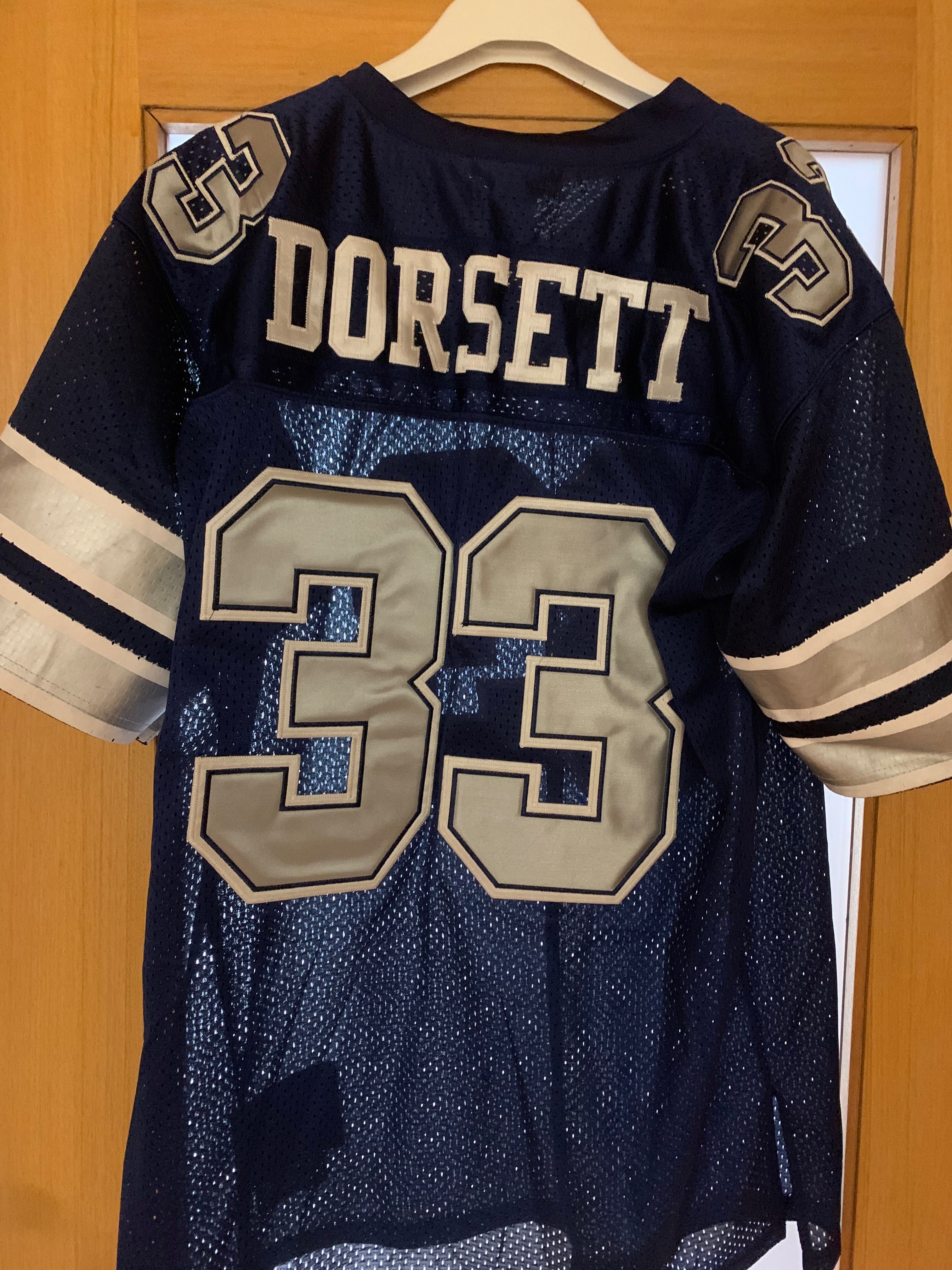 33 TONY DORSETT Dallas Cowboys NFL RB Blue Throwback Jersey