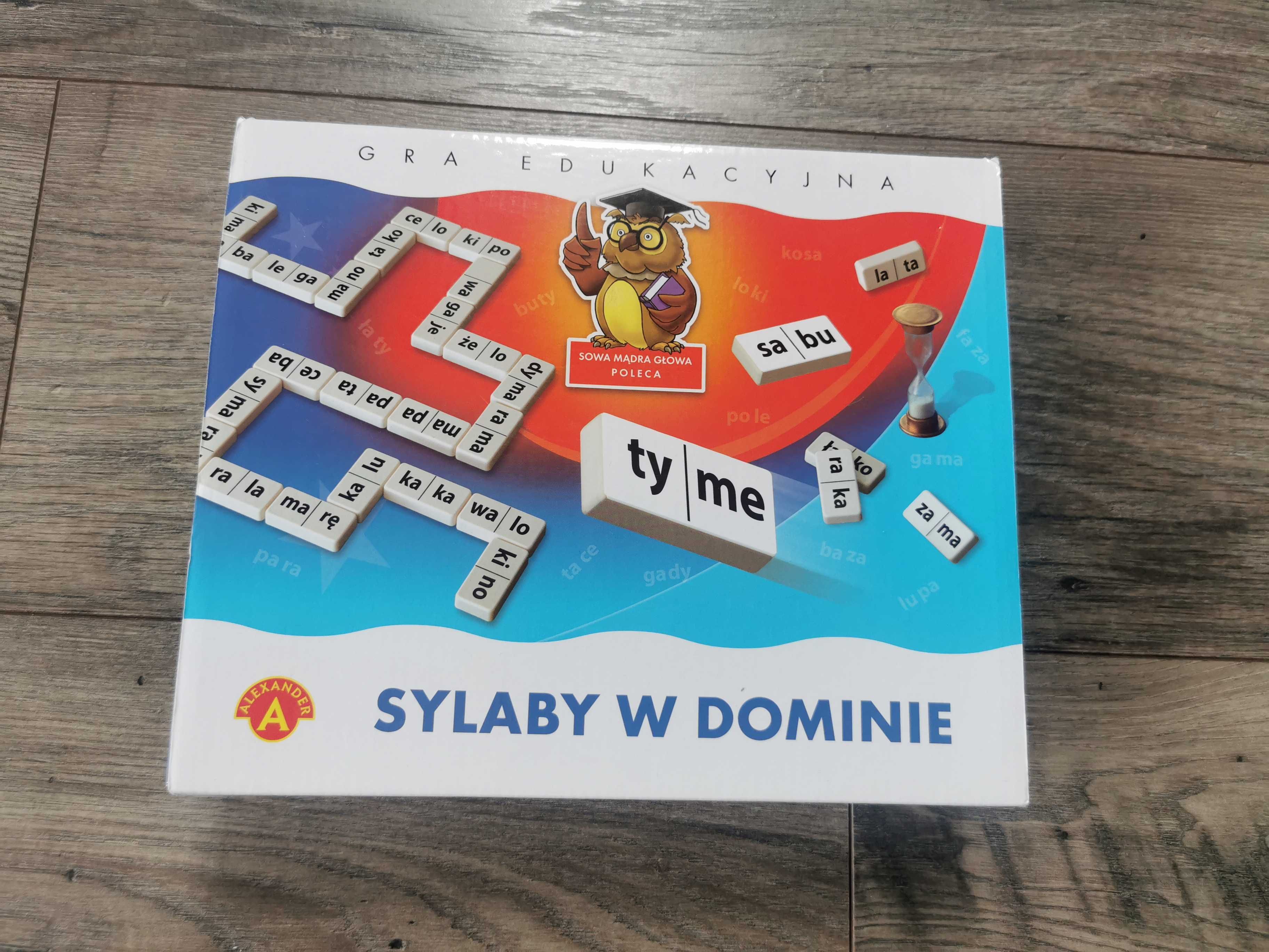 Gra edykacyjna Sylaby Domino 5+