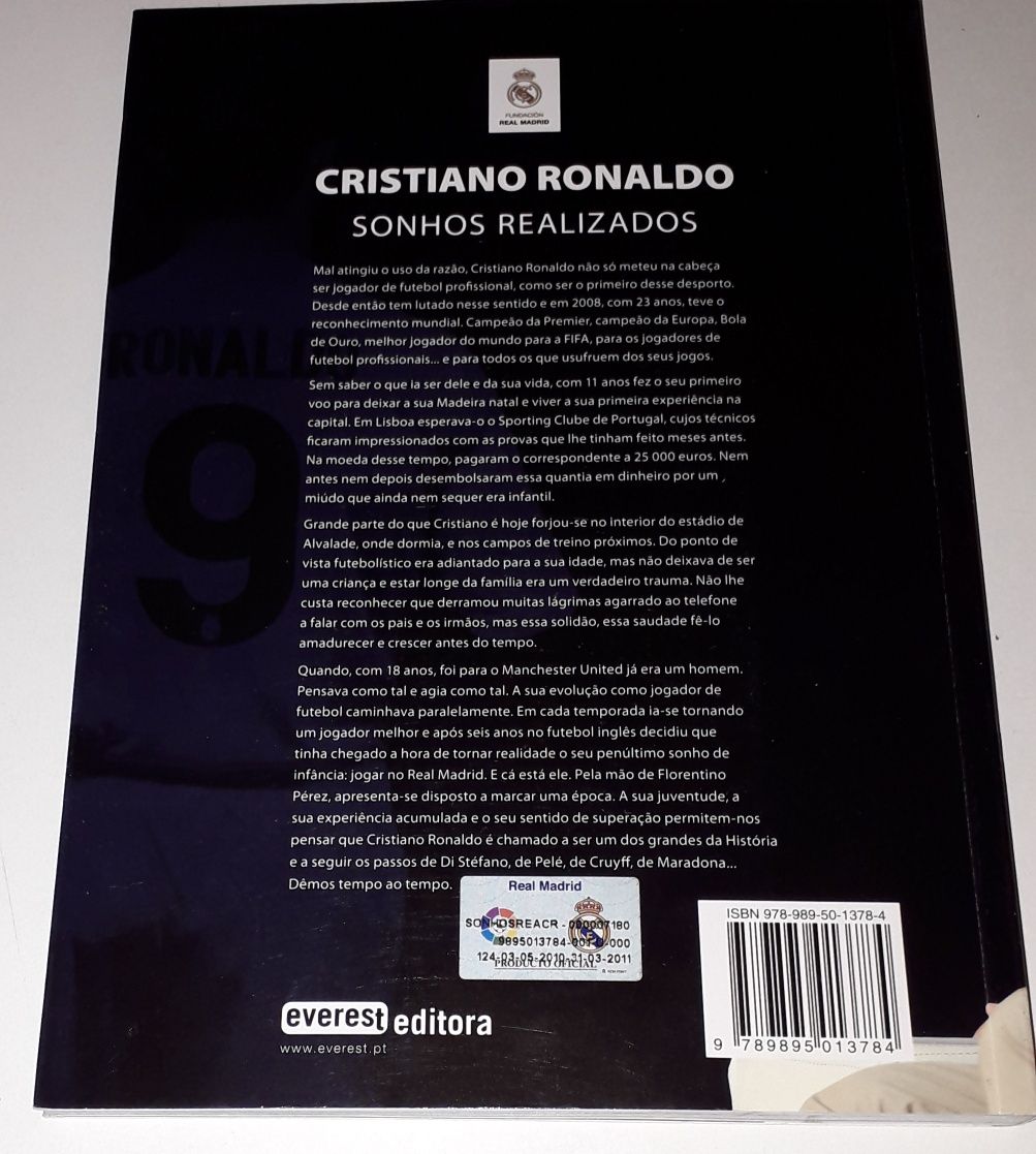 Cristiano Ronaldo, Sonhos Realizados - Enrique Ortego