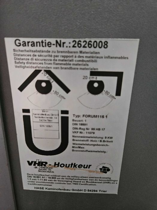 Piec kominkowy Hase na sprzedaz