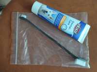 Зубная паста и зубная щётка для собак