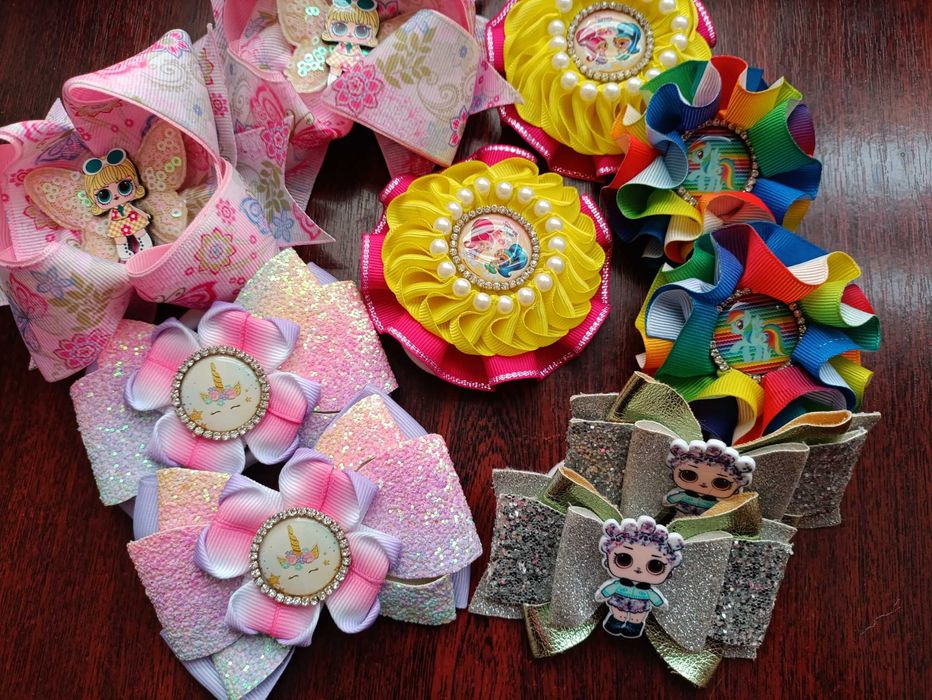 Пакет бантиков для девочки ручной работы идеал 43 штуки