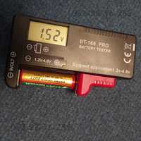 BT-168 PRO універсальний цифровий тестер заряду батарейок акумуляторів
