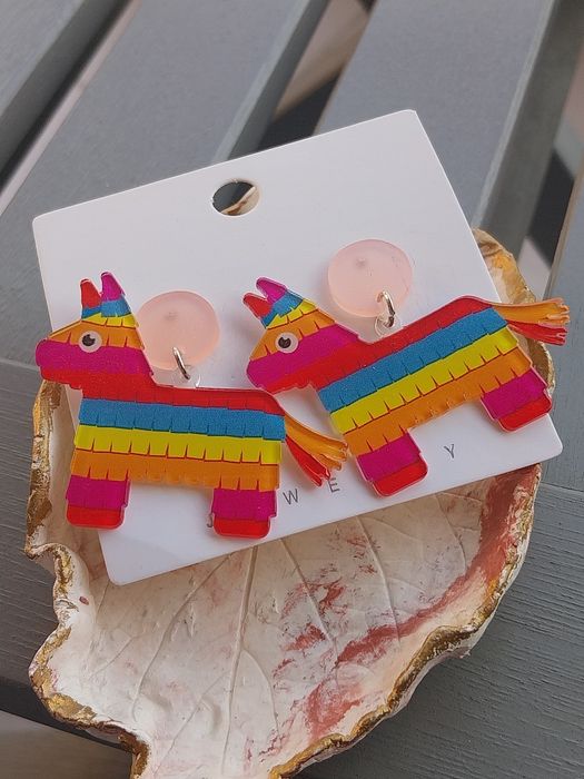 Brincos Lama Coloridos || Novos
