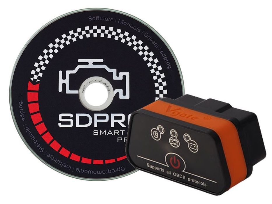 OBD2 ELM327 OBDII SDPROG BLUETOOTH ANDROID WINDOWS
