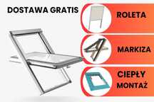 3-SZYBOWE Okno dachowe ROOFLITE (Gr. VELUX) 55x78 66x118 78x118 78x140