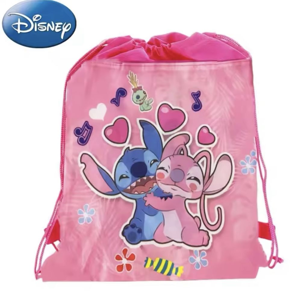 Worek na obuwie lub strój gimnastyczny z motywem Stitch