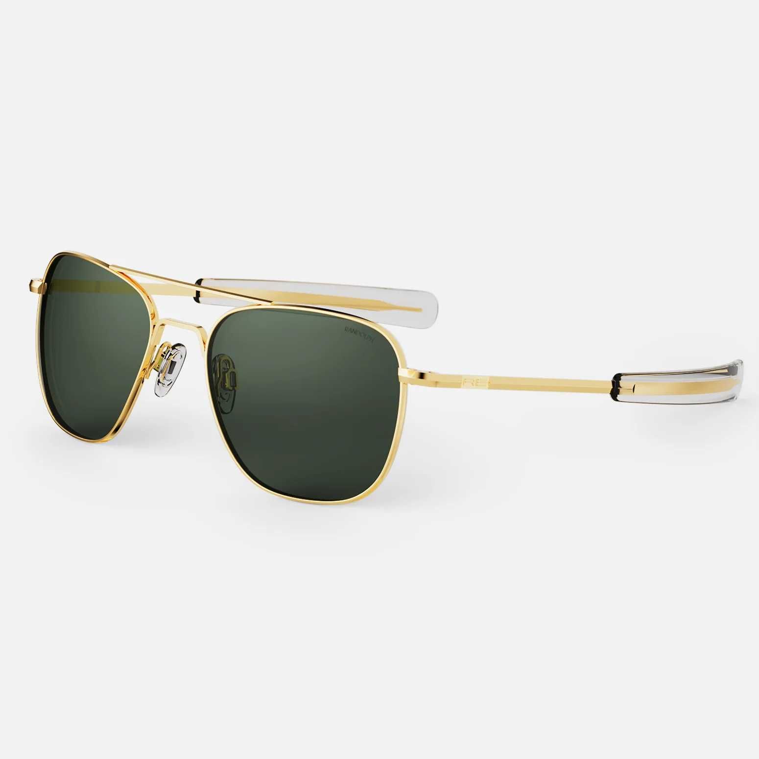 Randolph Aviator-23k Gold & AGX. XL (61mm) importados da América