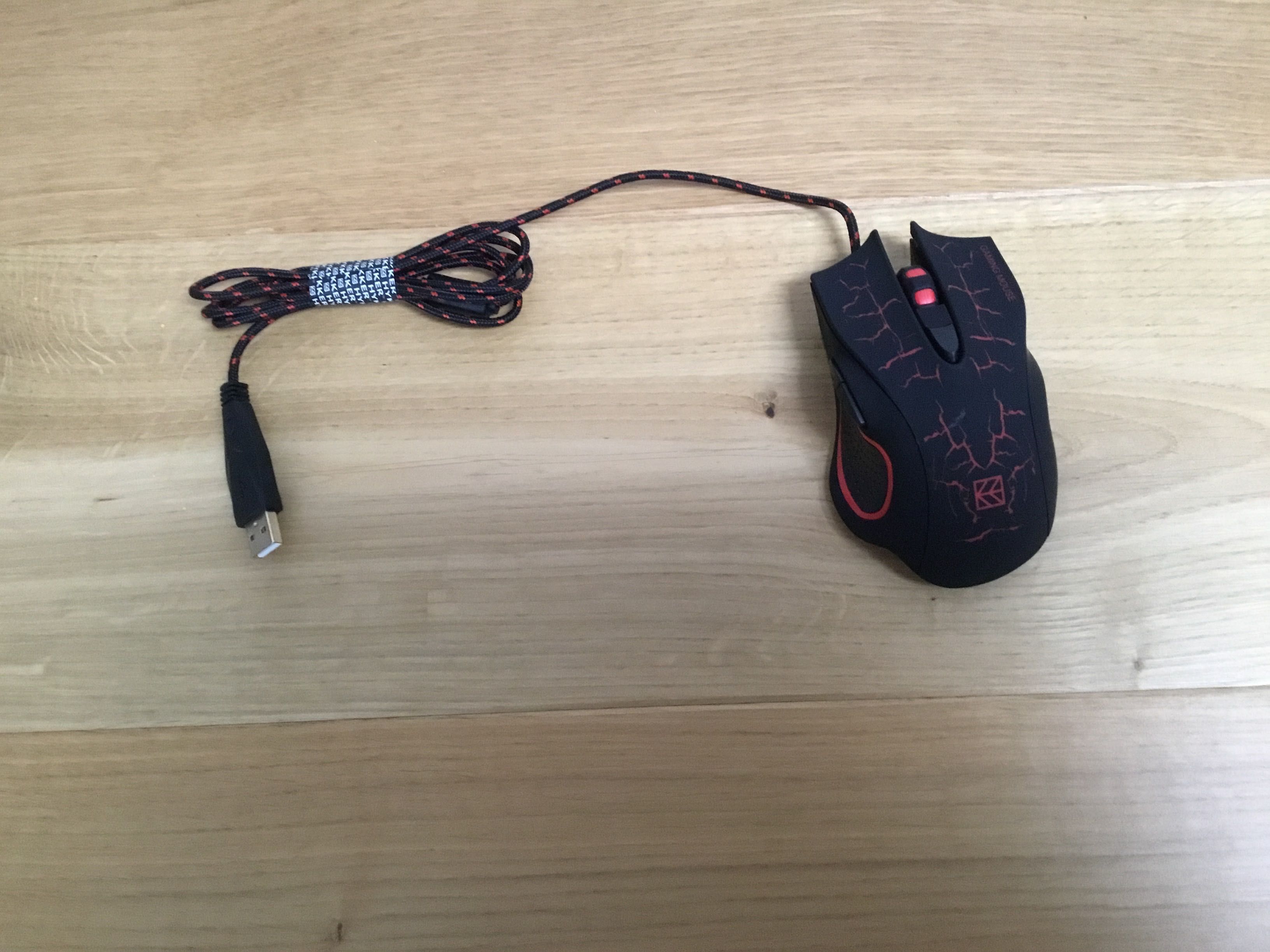 Myszka Gamingowa Hykker przewodowa USB
