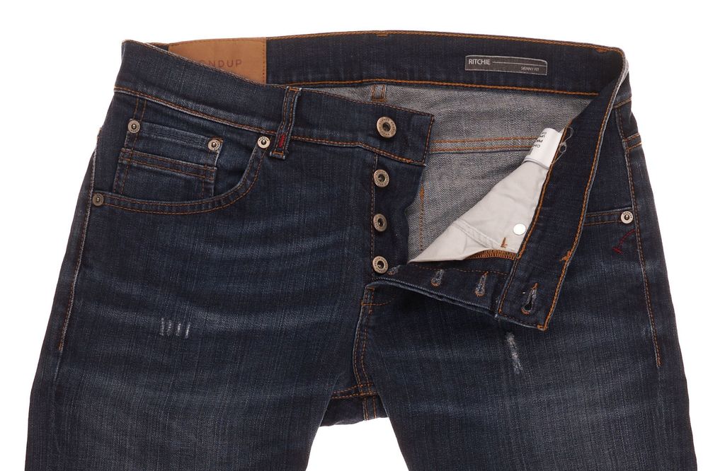 Spodnie Dondup Ritchie Skinny W33 L30 Męskie Jeans Italy