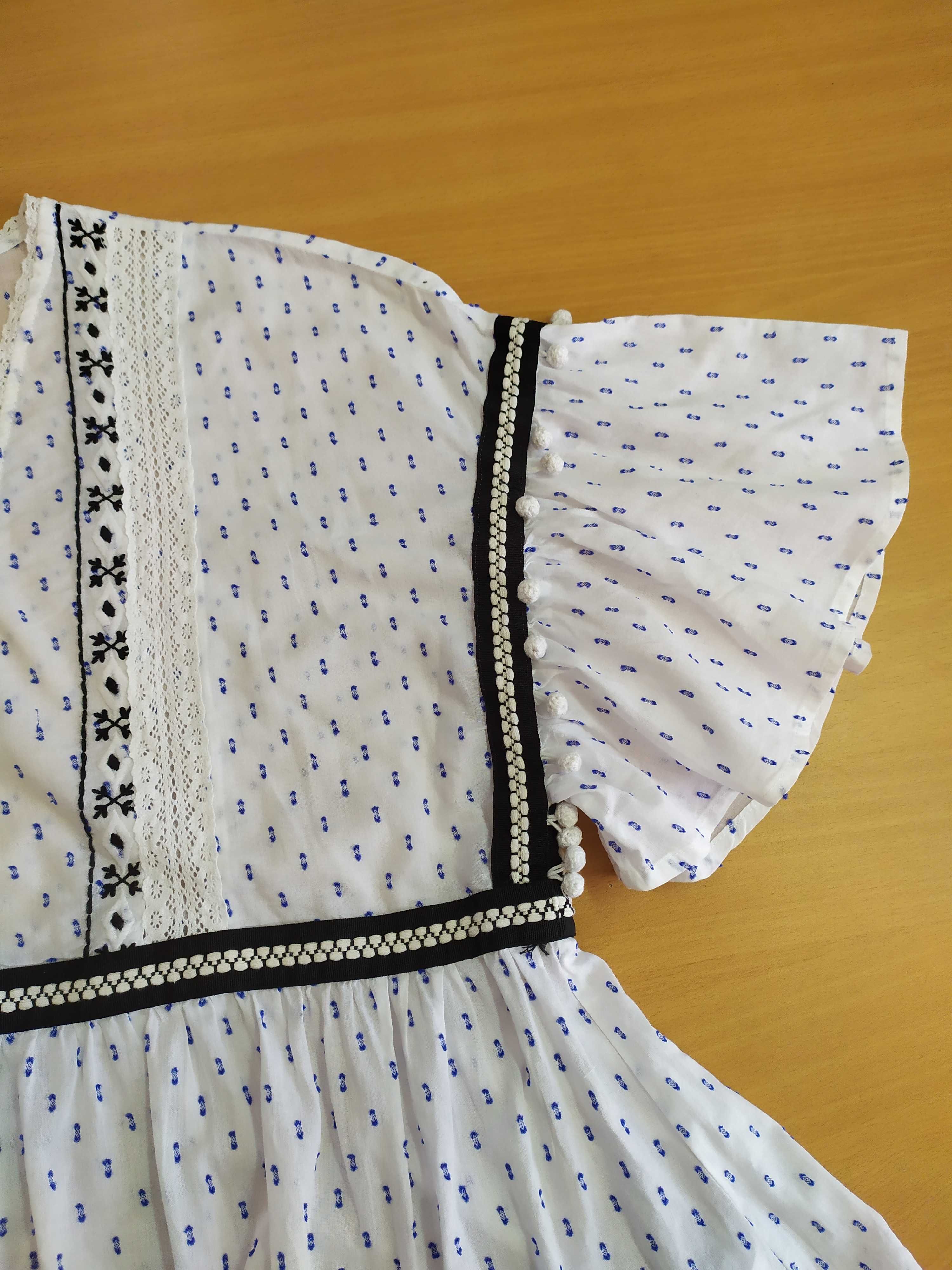 Blusa feminina bordada, tam. L/XL