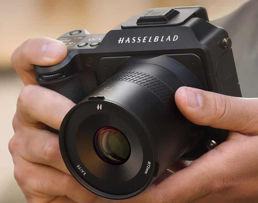 Camara Hasselblad X2D 100C (100-megapixel CMOS) e Lente XCD 75P/f3.4