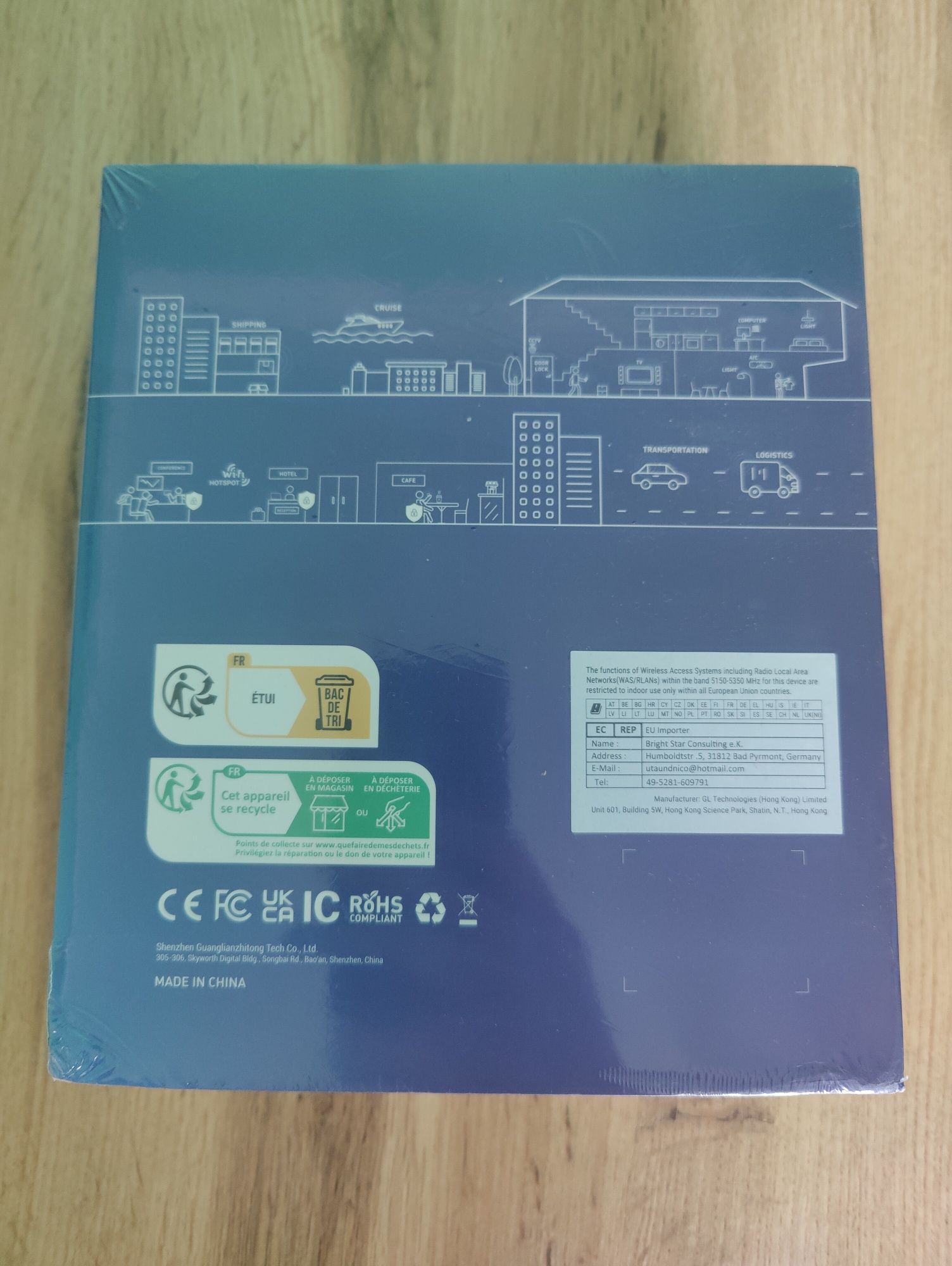 GL iNet Puli AX, GL-XE3000, Роутер підтримує Esim, OVPN/WireGuard, TOR