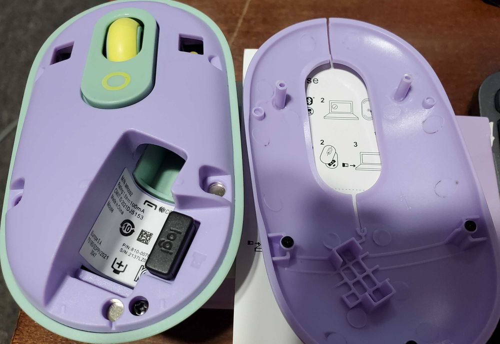 Беспроводная мышь POP mouse daydream (фиолетовая) Bluetooth + RF