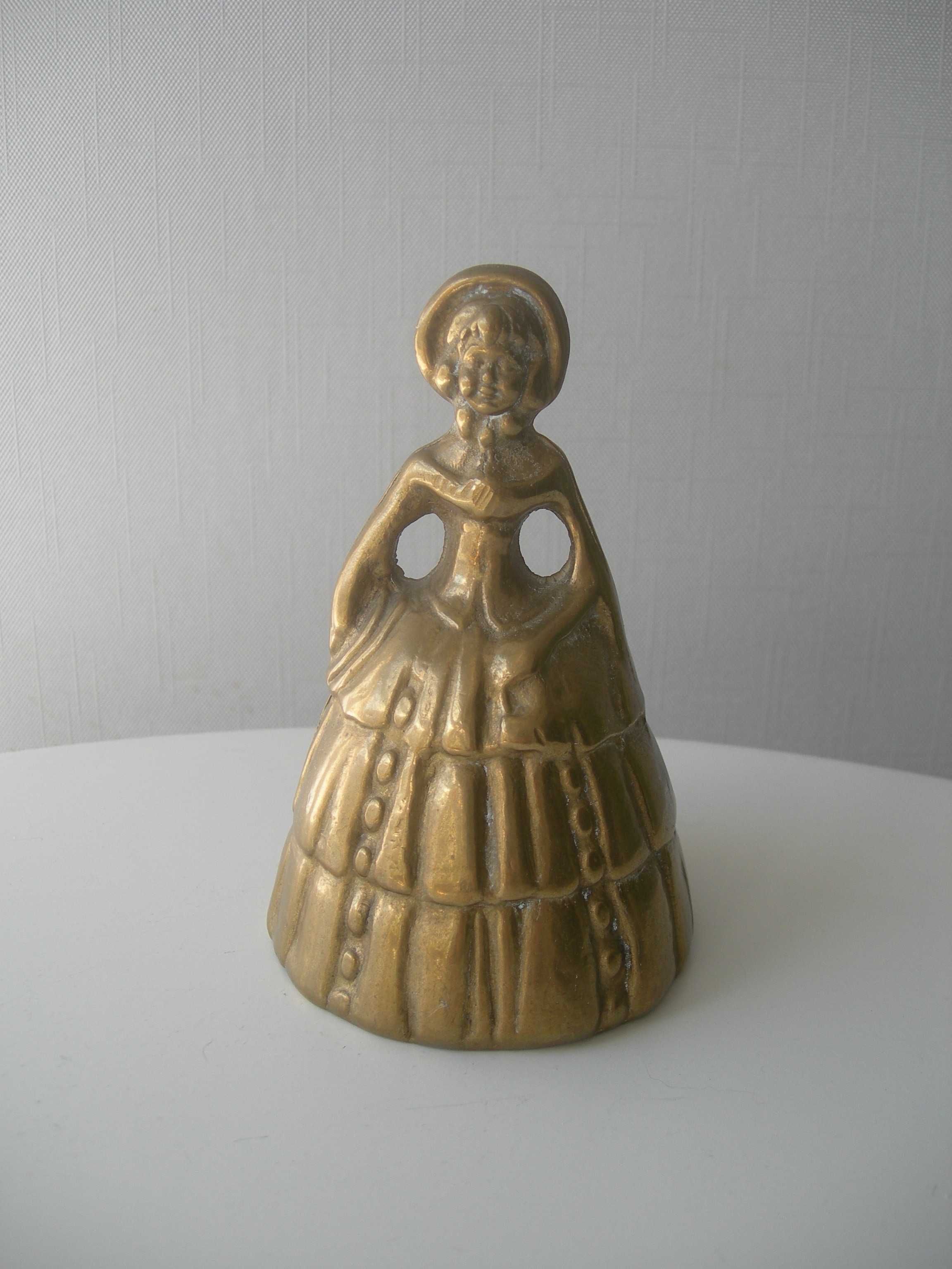 Колокольчик, колокол, Леди Белл, бронза,12 см, редкое лицо