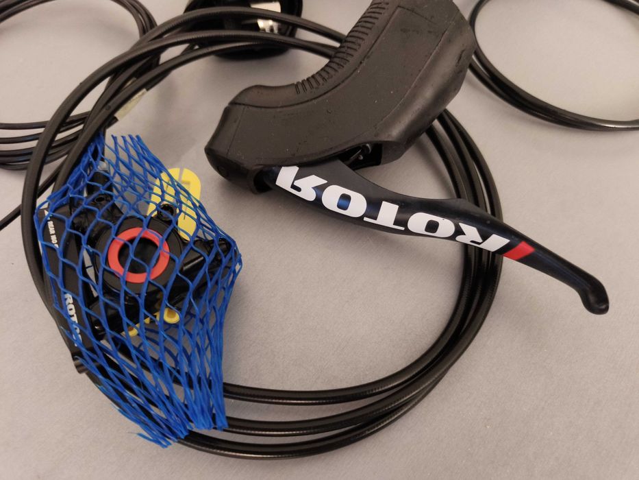 Klamkomanetki Rotor 1x13, hamulce hydrauliczne Magura - NOWE