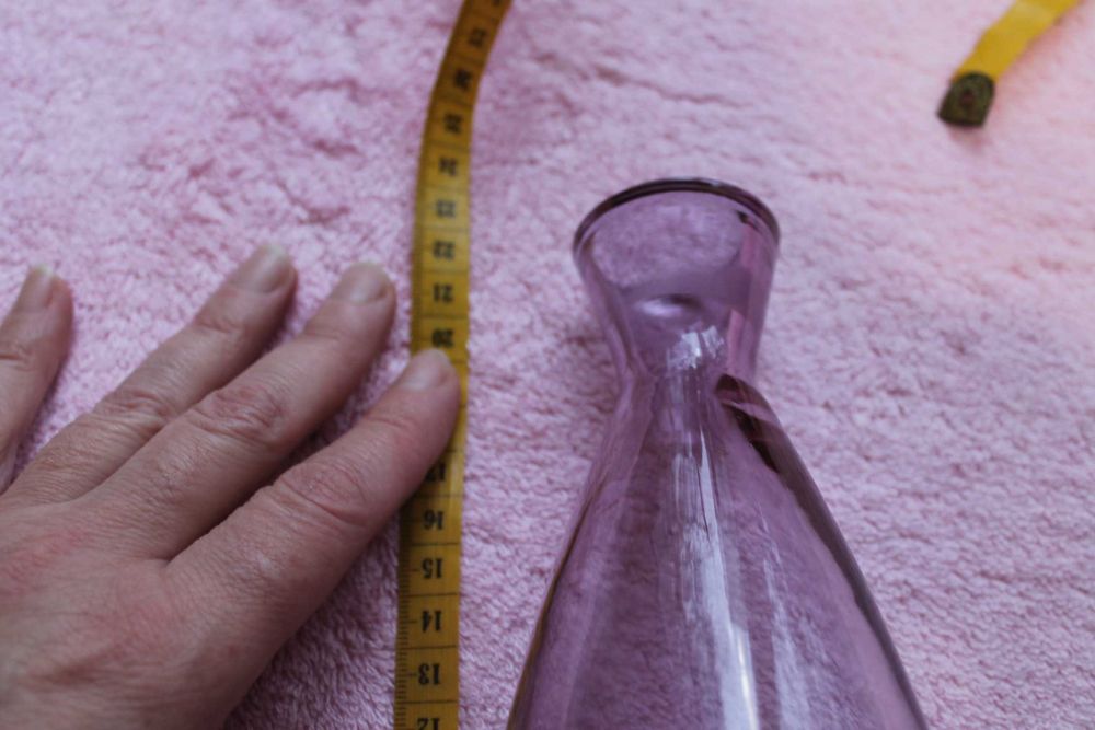 Графин цветное стекло СССР Объем 0,5 литра