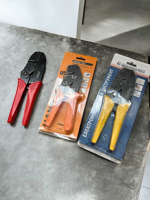 НОВЫЙ Кримпер клещи для обжима наконечников Крімпер кліщі для обтиску