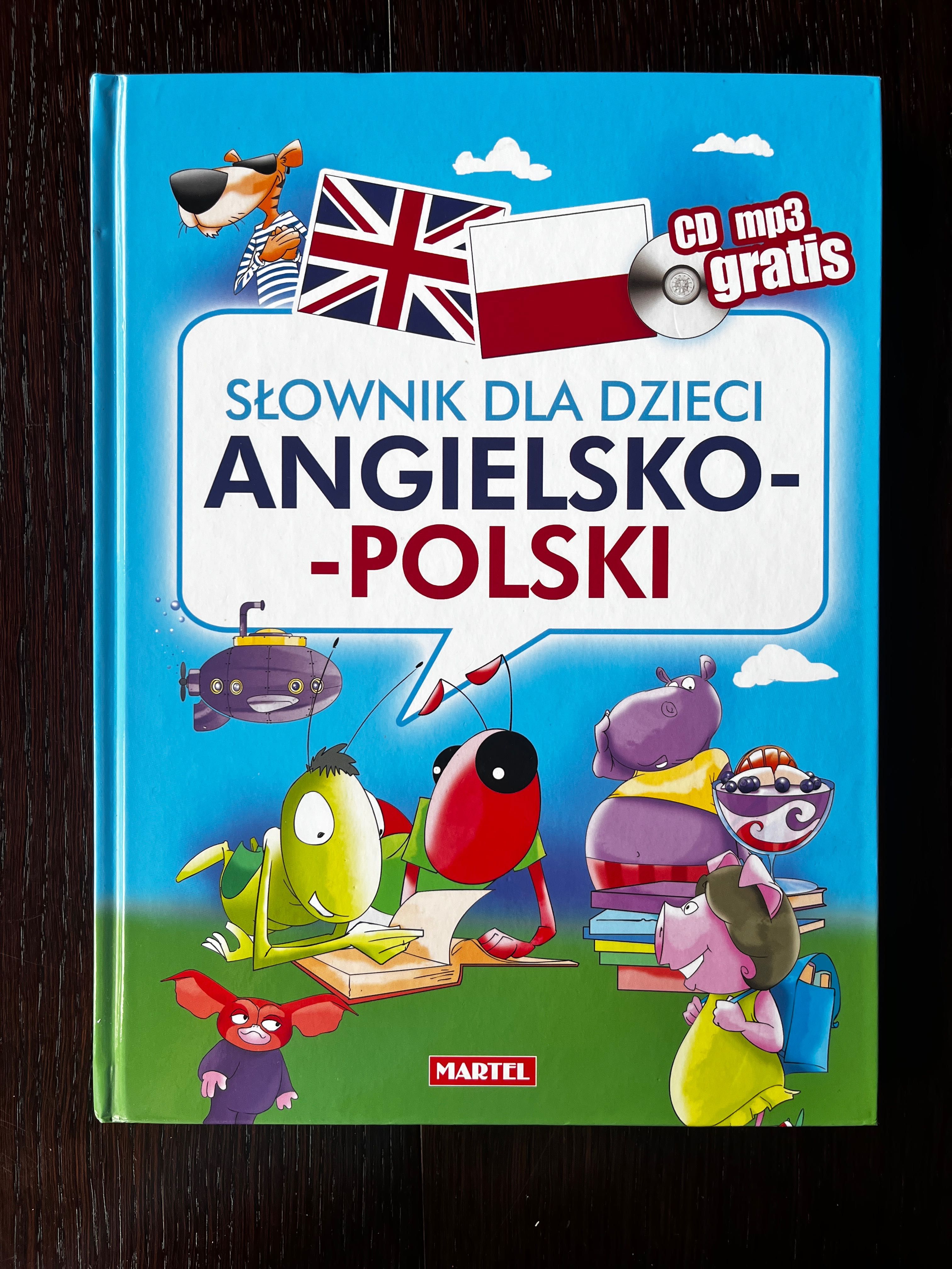 Słownik dla dzieci angielsko-polski MARTEL + CD mp3