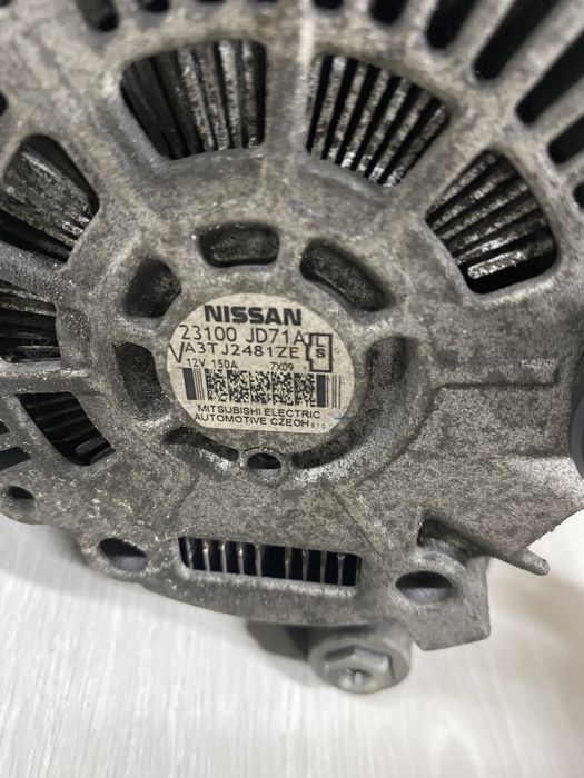 Генератор Nissan Qashqai j10 2.0dci 1.5dci 2.0бенз 1.6бенз