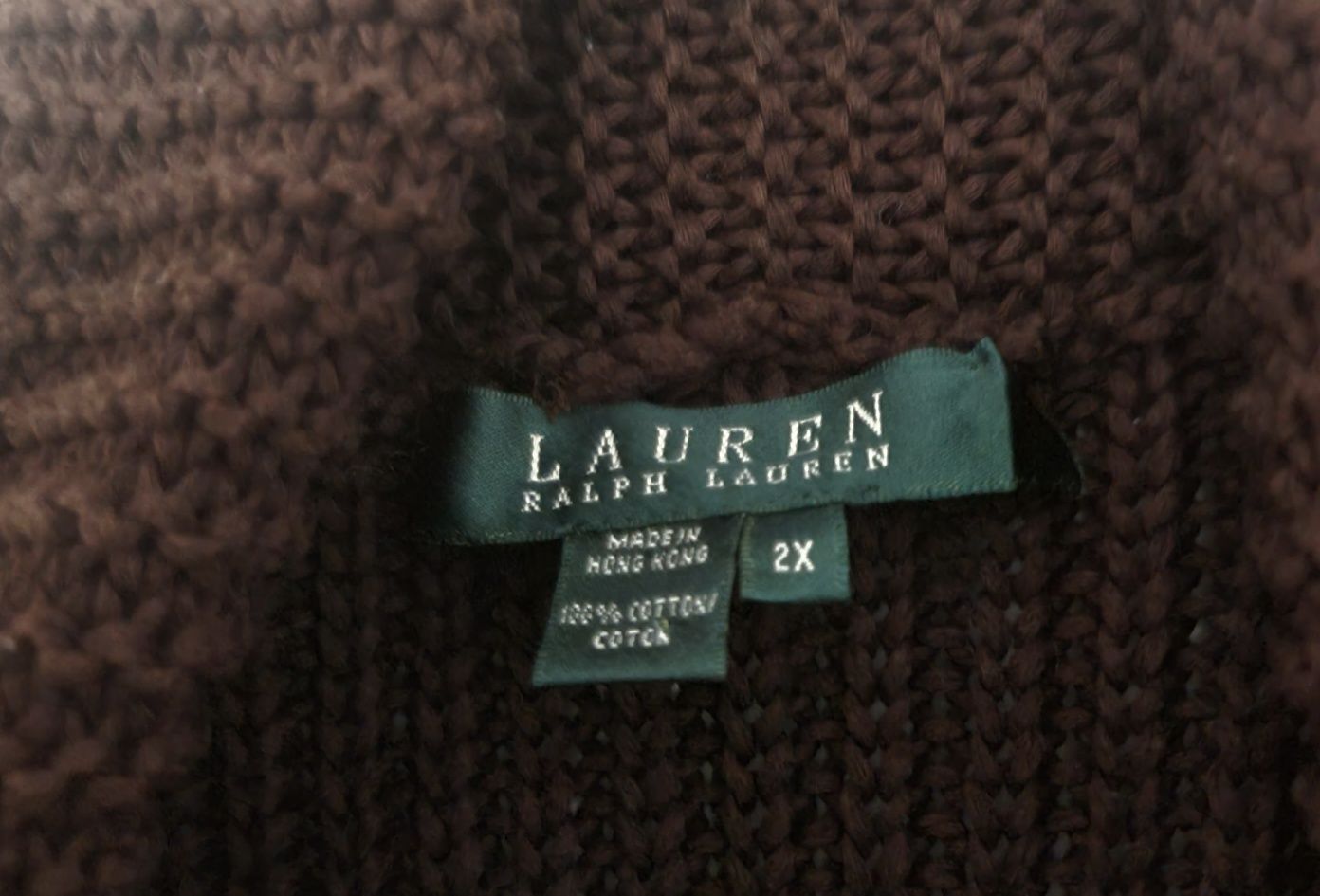 Ralph Lauren kardigan 2X, plus size, xxxl