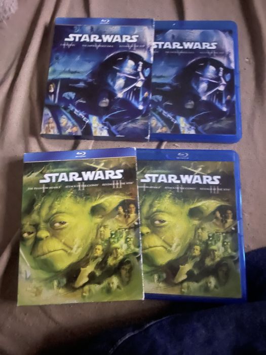 star wars 1,2,3,4,5,6 plyty bluray
