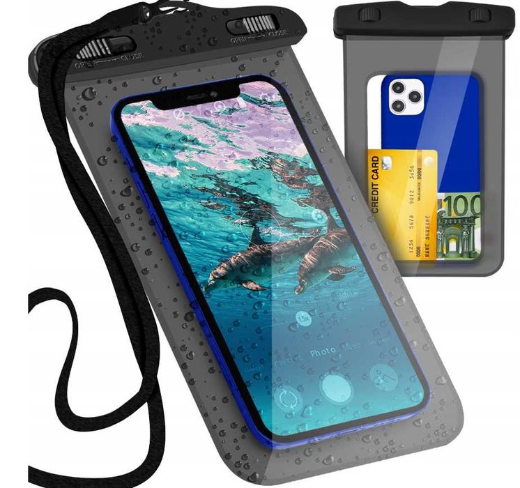 Etui Wodoodporne Pokrowiec na Telefon Deszcz Ryby Kajak Plaża