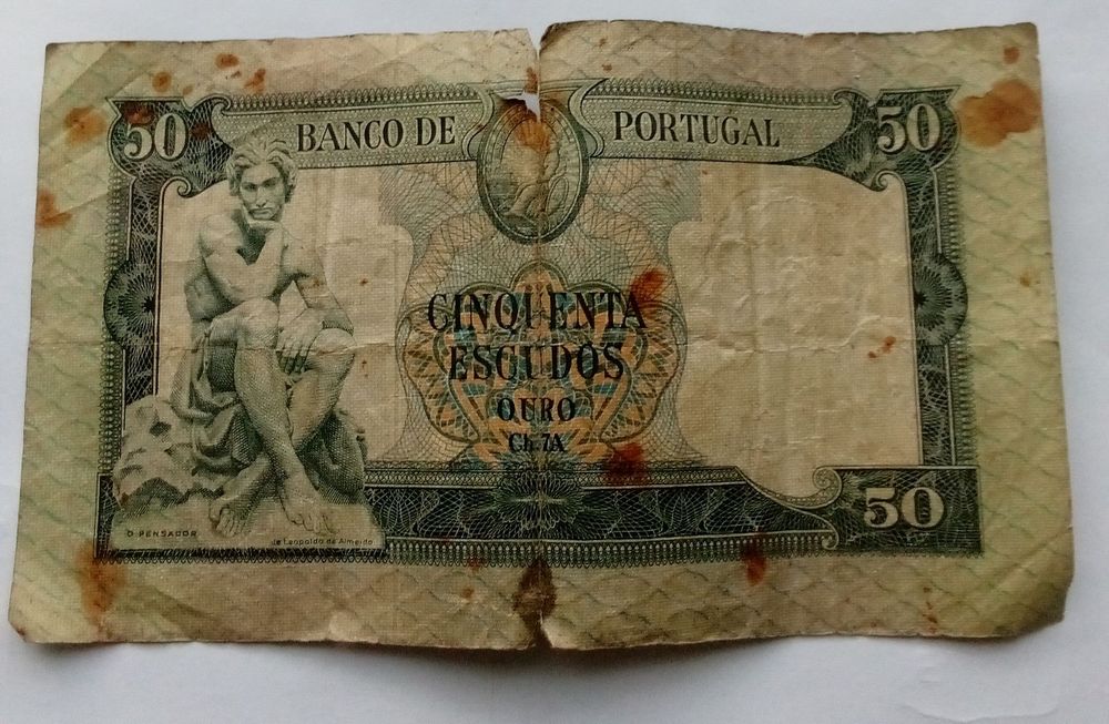 Nota 50 Escudos Portugal 1960