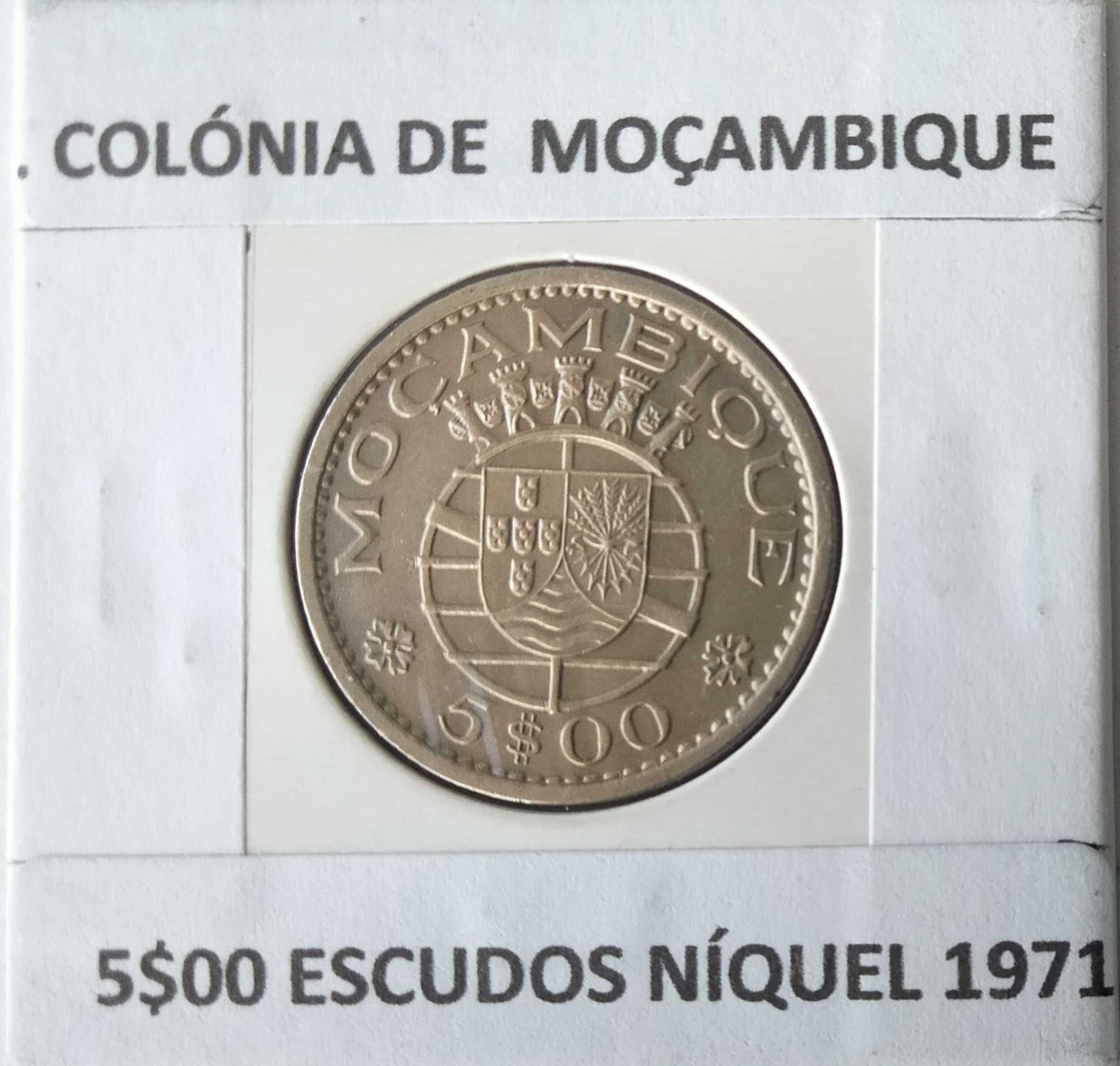 Moedas Portuguesas de 5 e 2,50 Escudos da Ex Colónia de Moçambique