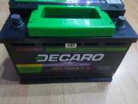 Новый акумулятор Decaro 75Ah  680 A