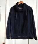 Granatowa bluza Garcia Jeans z kołnierzem bawełna ściągacze M/ 38/10