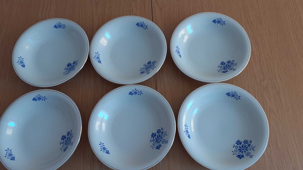 zestaw obiadowy biały porcelana Chodzież na 6 osób