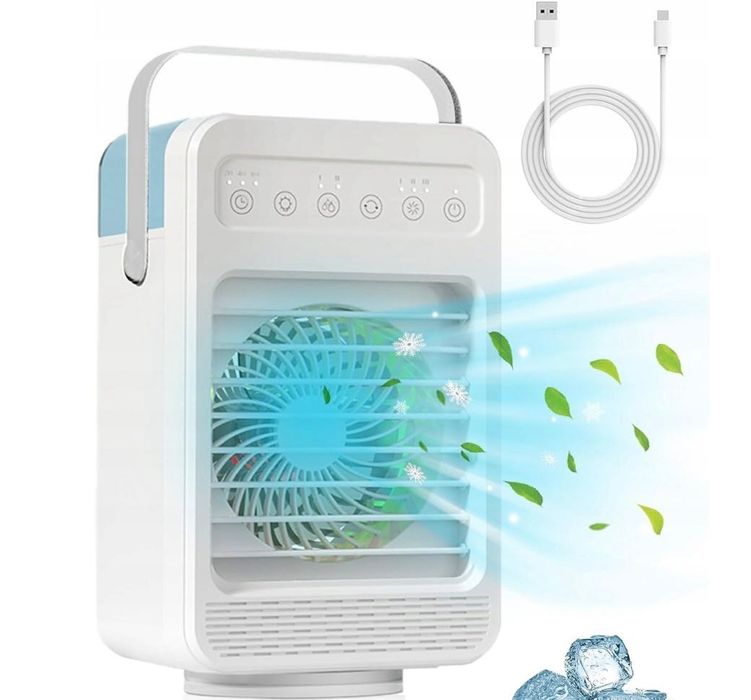 Wentylator z chłodzeniem wodnym, przenośny klimatyzator