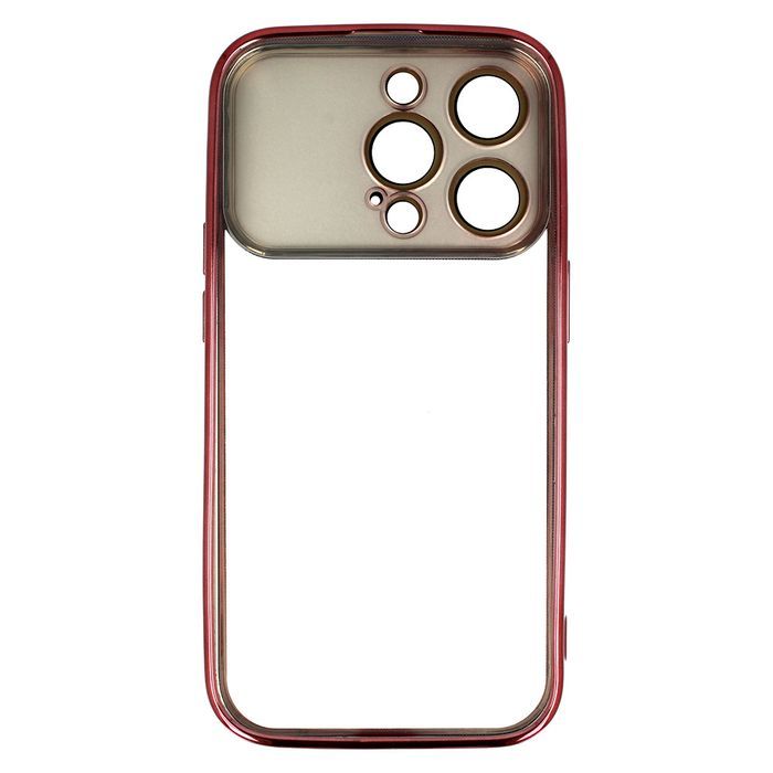 Electro Lens Case Do Xiaomi Redmi Note 10 Pro/Note 10 Pro Max Wiśniowy