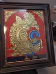 Tanjore peacock. Unikat!