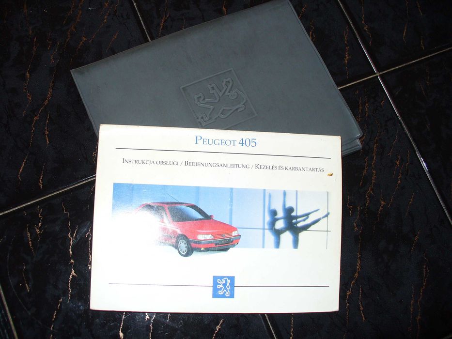 Książka instrukcja obsługi Peugeot 405 PL