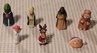 Conjunto de 7 figuras de Natal em miniatura