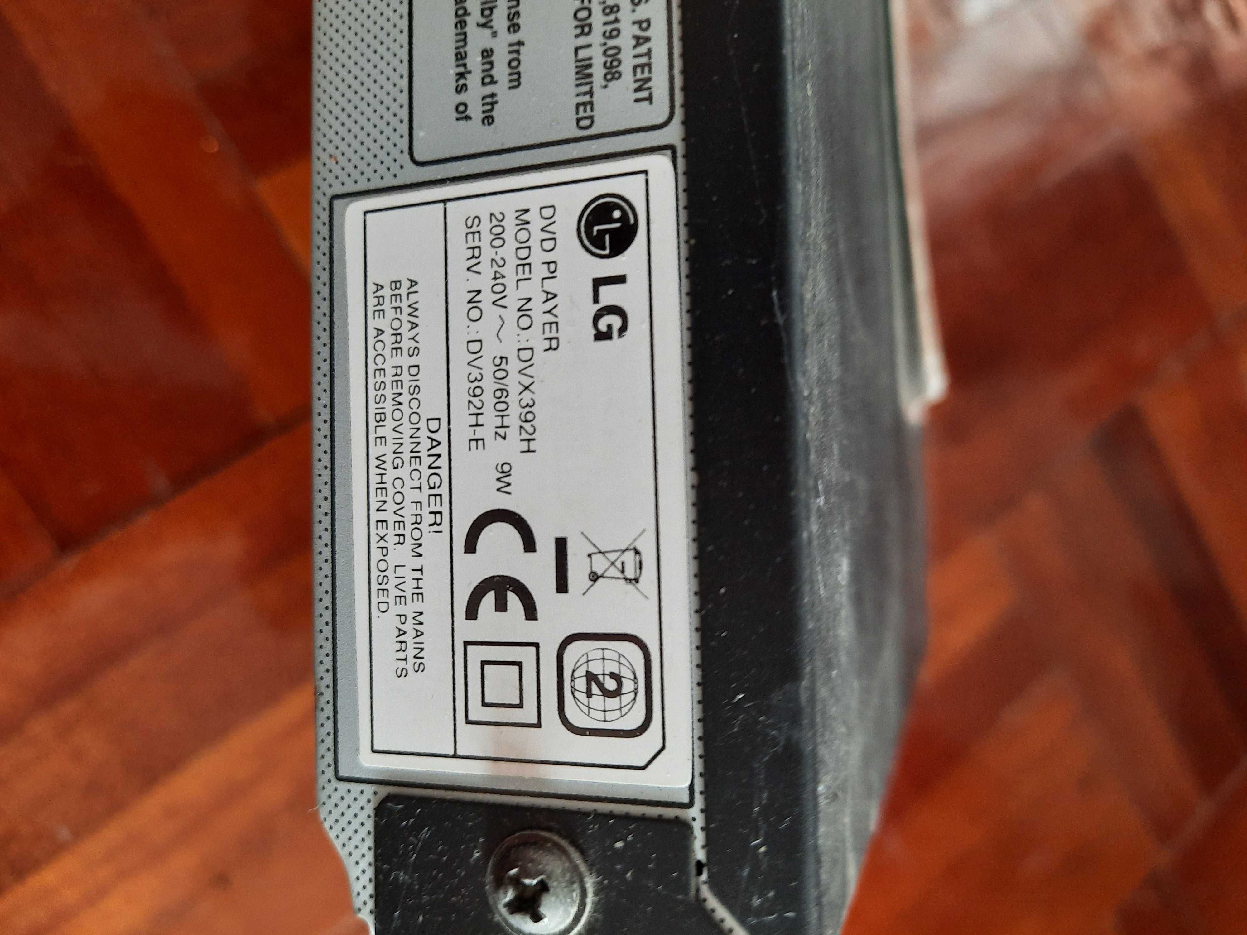 Leitor DVD LG DVX392H