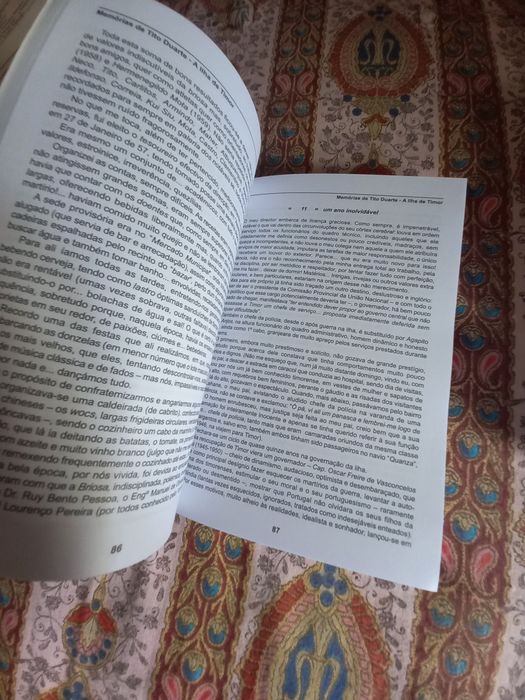 Livro sobre Timor Memórias de Tito Duarte