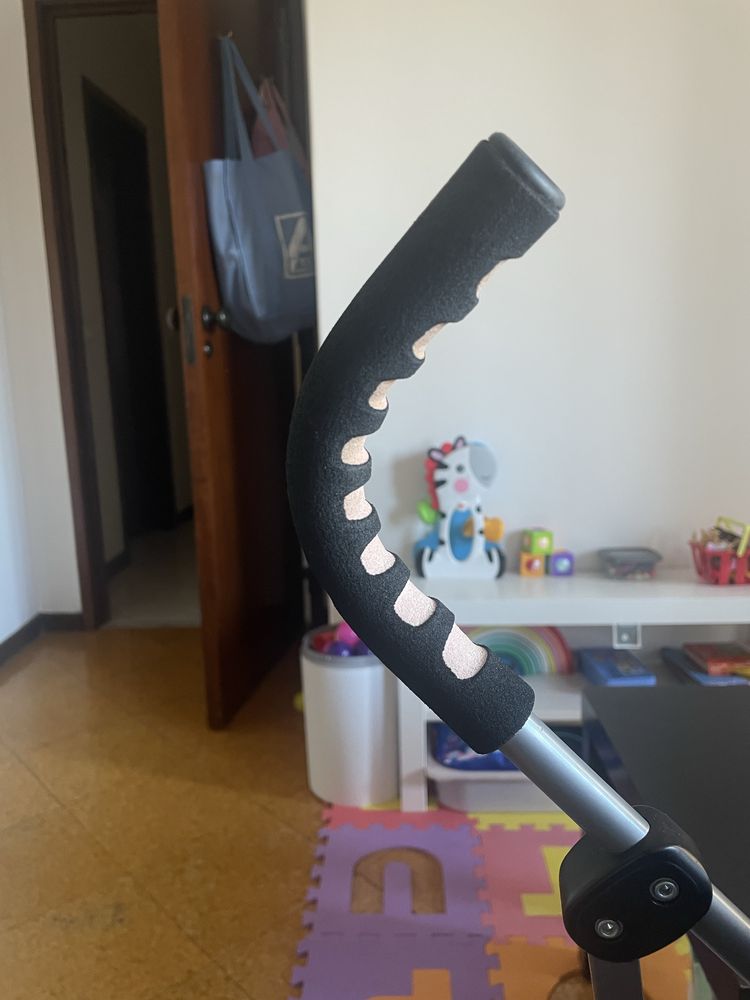 Carrinho Bebé Reclinável 2 Posições Asalvo Rosa