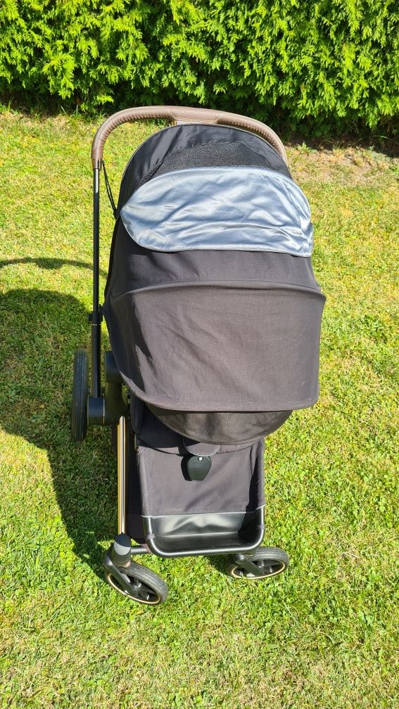Wózek Cybex Priam 2.0 Rose Gold Spacerówka DeepBlack