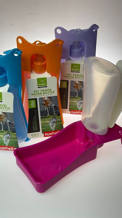 Nowa miska/butelka/bidon dla psa - 500 ml, idealna na spacery!