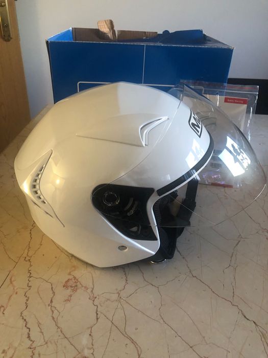 Capacete branco MDS