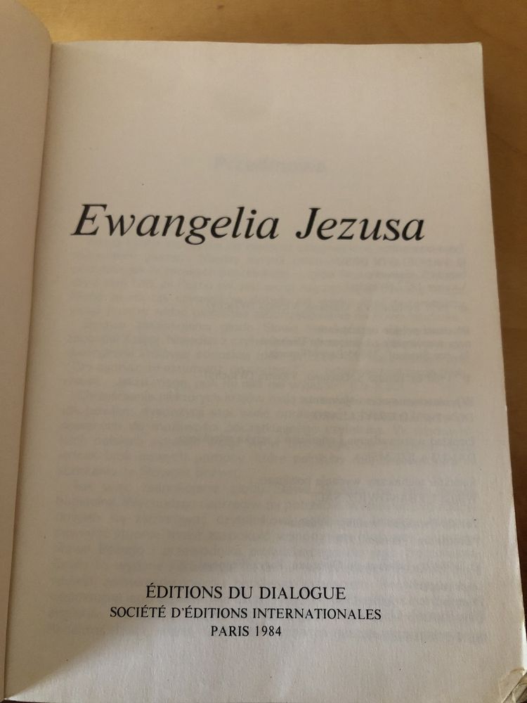 Дитяча біблія польською мовою Ewangelia Jezusa paris 1984