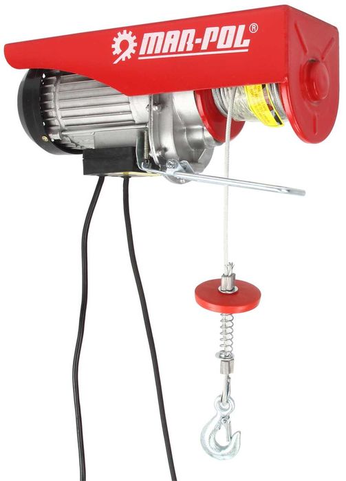 Wyciągarka wciągarka elektryczna linowa 400/800kg 1300W M80791 NOWA