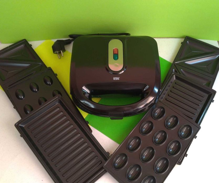 Электровафельница Opera 2200W мультимейкер 4в1