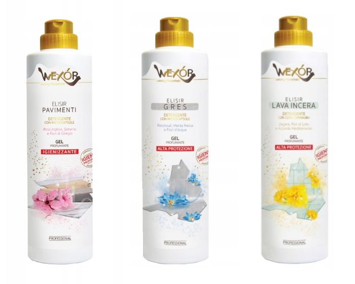 Zestaw Wexor – 3x Płyn do mycia podłóg 750 ml